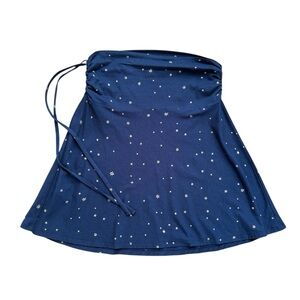 Patagonia Lithia Skirt Midnight Blue Star Pattern Convertible Sz. M